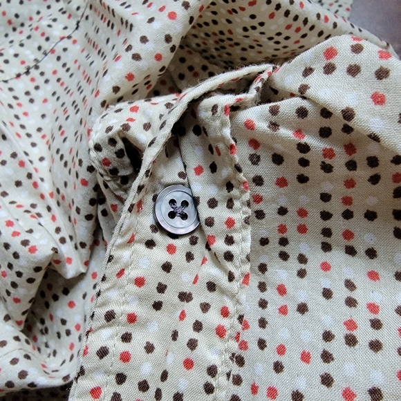 BANANA REPUBLIC CLASSIC Men's collared short sleeve button-down shirt XLARGE - Picture 6 of 12